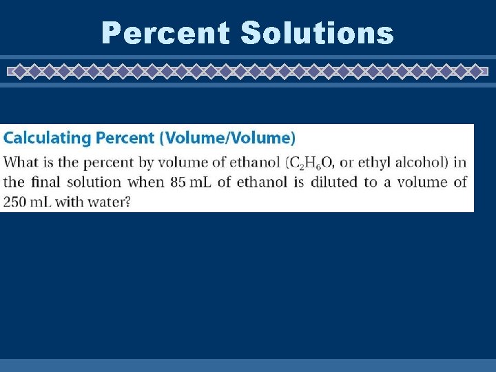 Percent Solutions 