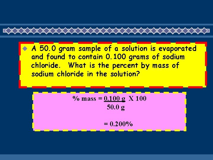 u A 50. 0 gram sample of a solution is evaporated and found to