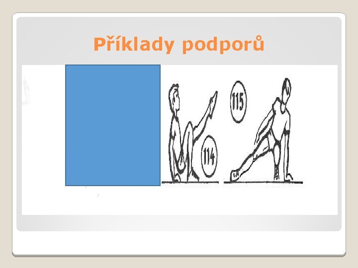 Příklady podporů 