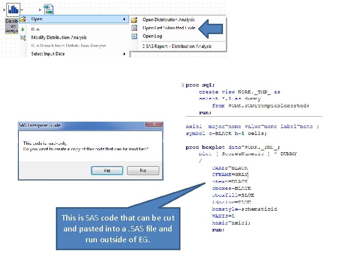 This is SAS code that can be cut and pasted into a. SAS file