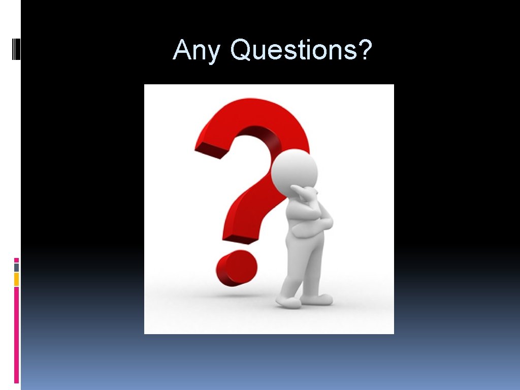 Any Questions? 