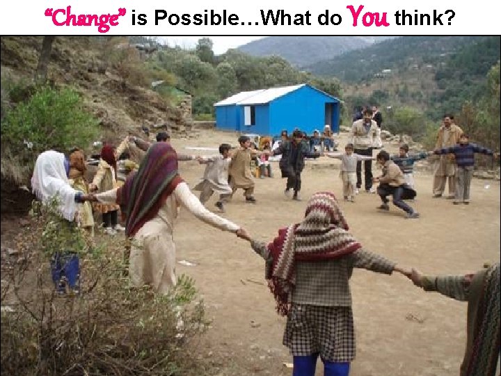 “Change” is Possible…What do You think? 