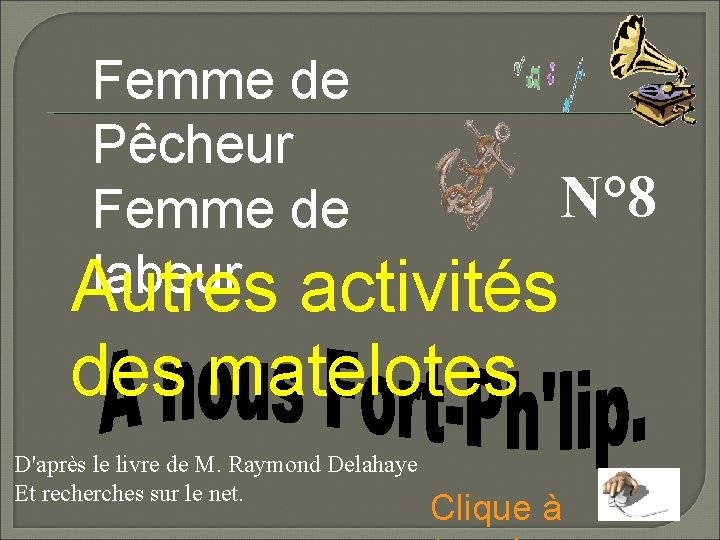 Femme de Pêcheur N° 8 Femme de labeur Autres activités des matelotes D'après le