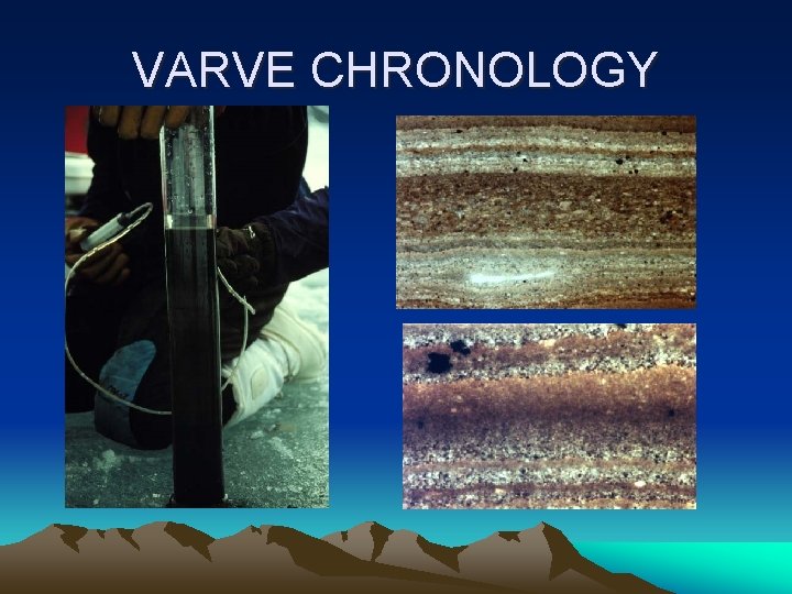 VARVE CHRONOLOGY 