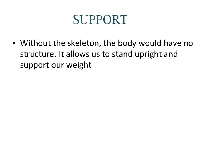 THE HUMAN SKELETAL SYSTEM STRUCTURE AND FUNCTION STRUCTURE