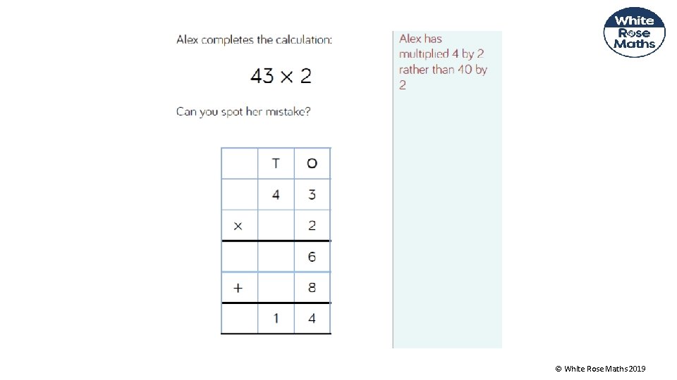 © White Rose Maths 2019 