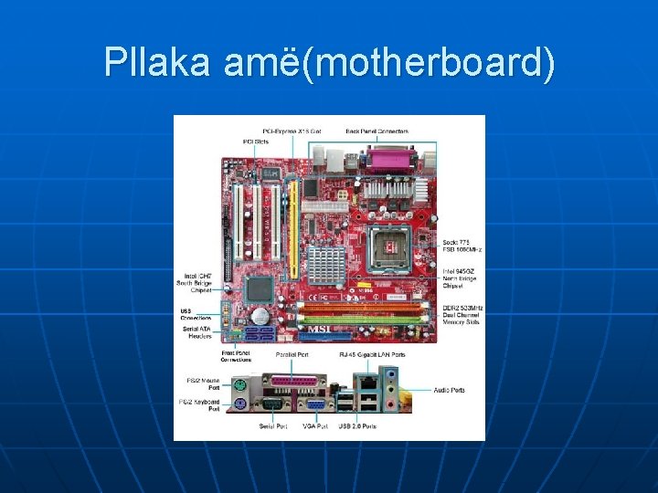 Pllaka amë(motherboard) 