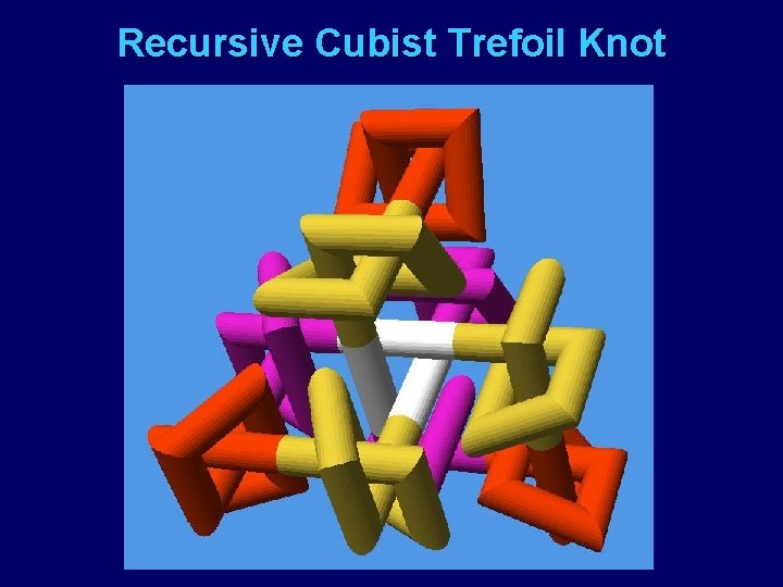 Recursive Cubist Trefoil Knot 