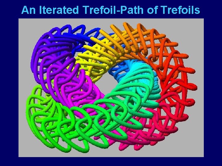 An Iterated Trefoil-Path of Trefoils 