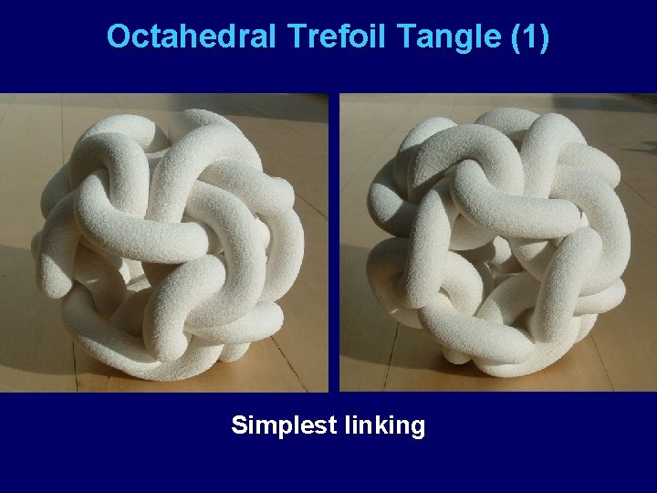 Octahedral Trefoil Tangle (1) Simplest linking 