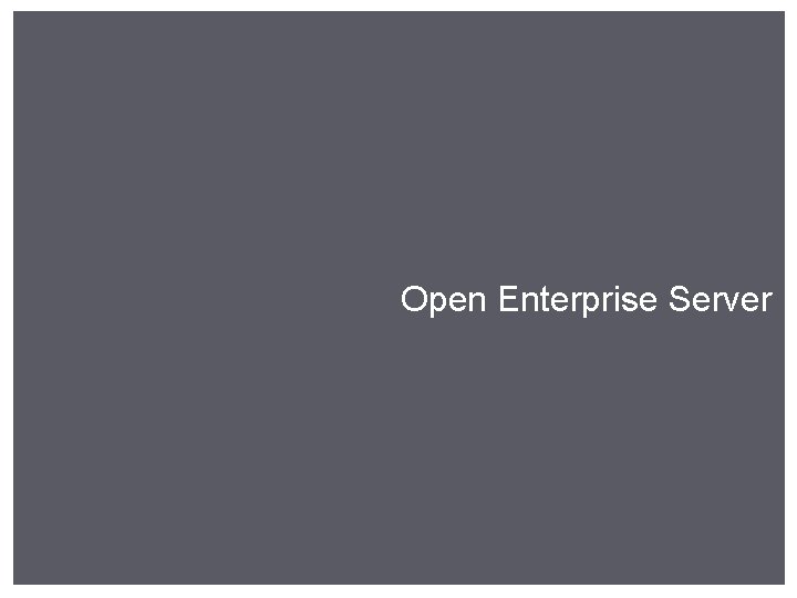 Open Enterprise Server 