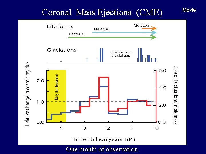 Coronal Mass Ejections (CME) One month of observation Movie 