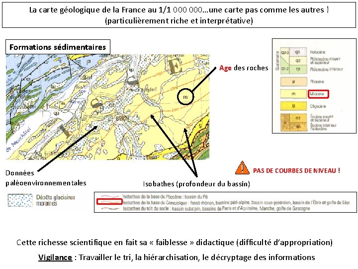 La carte géologique de la France au 1/1 000…une carte pas comme les autres