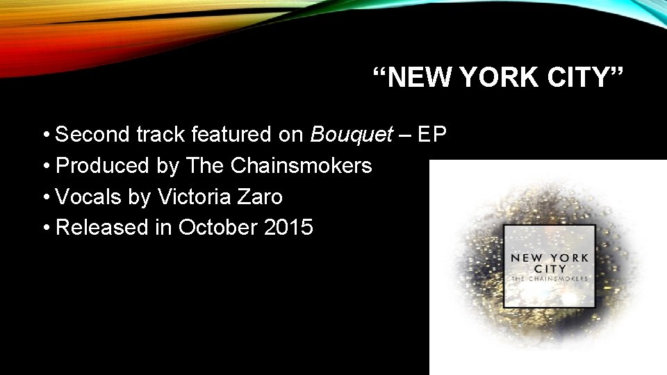 “NEW YORK CITY” • Second track featured on Bouquet – EP • Produced by