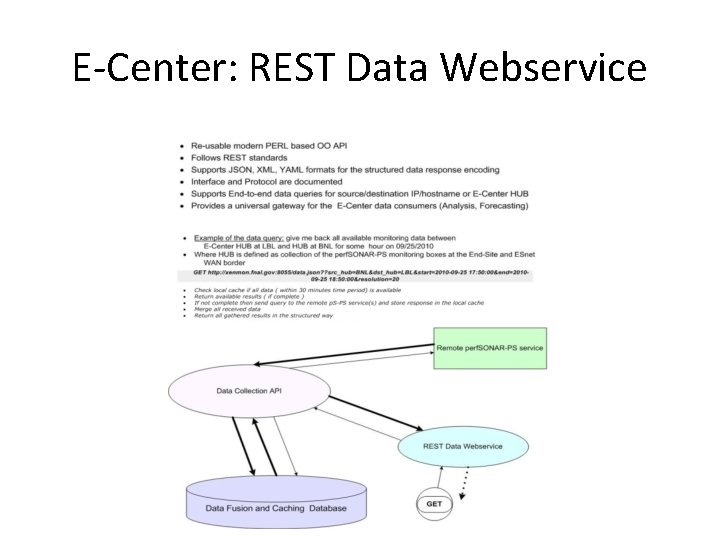 E-Center: REST Data Webservice 