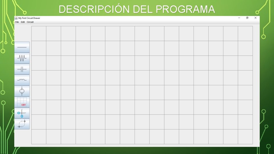 DESCRIPCIÓN DEL PROGRAMA 