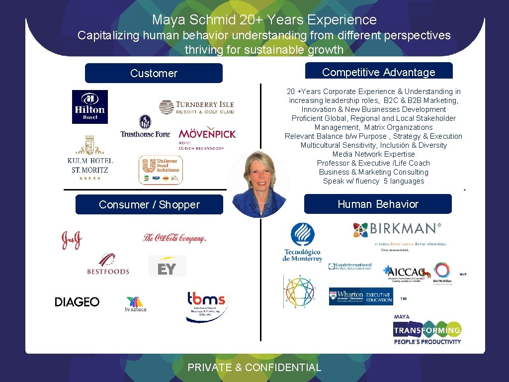 Maya Schmid 20+ Years Experience Capitalizing human behavior understanding from different perspectives thriving for