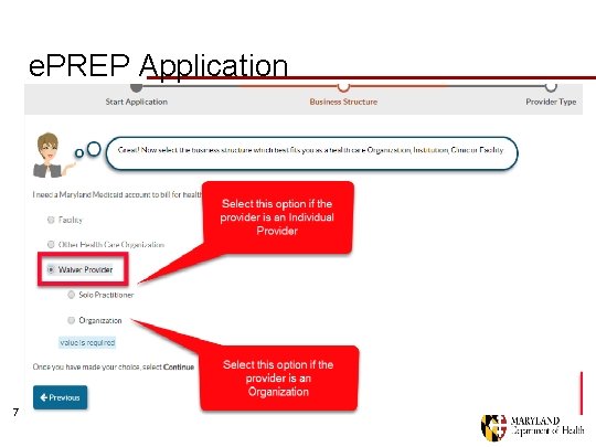 e. PREP Application 7 