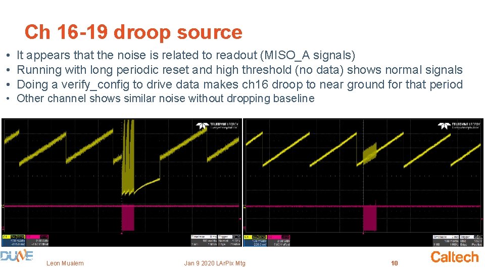 Ch 16 -19 droop source • It appears that the noise is related to