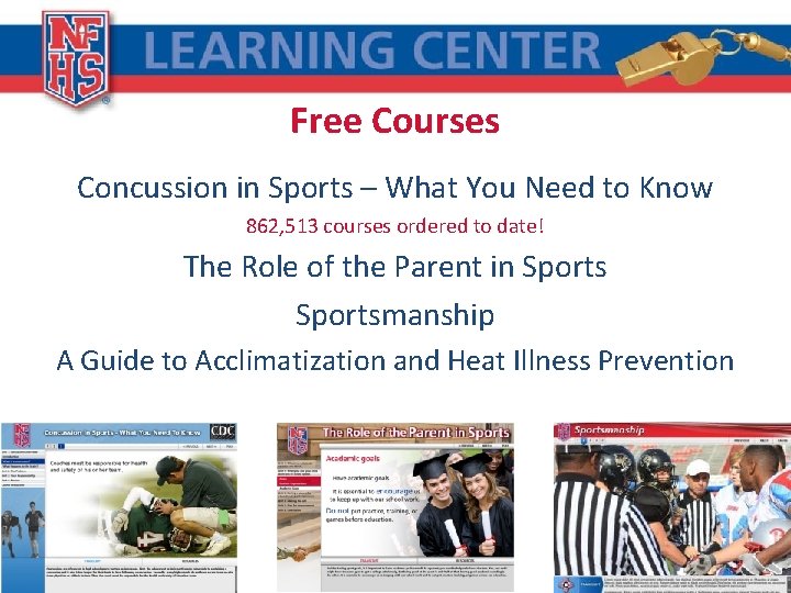 Free Courses Concussion in Sports – What You Need to Know 862, 513 courses