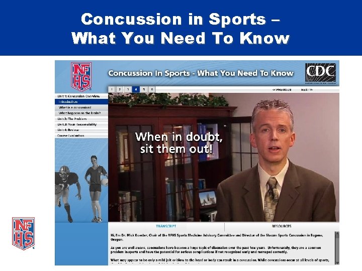 Concussion in Sports – What You Need To Know 