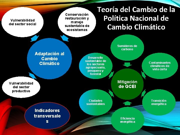 Vulnerabilidad del sector social Conservación restauración y manejo sustentable de ecosistemas Teoría del Cambio