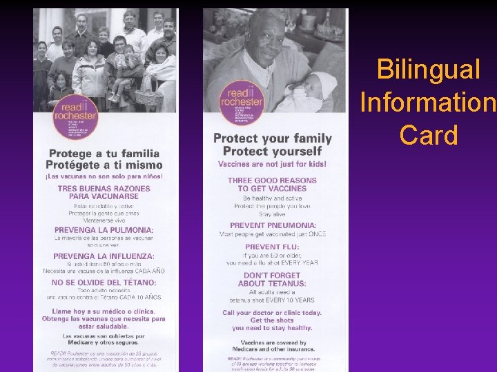 Bilingual Information Card 