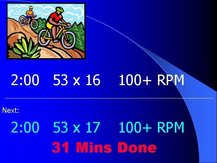 2: 00 53 x 16 100+ RPM Next: 2: 00 53 x 17 100+