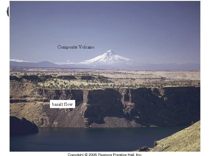 Composite Volcano basalt flow 