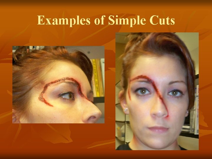 Examples of Simple Cuts 