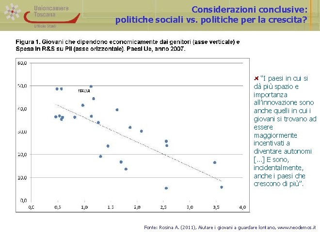 Considerazioni conclusive: politiche sociali vs. politiche per la crescita? “I paesi in cui si