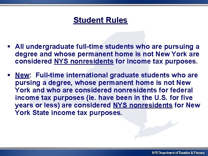 Student Rules § All undergraduate full-time students who are pursuing a degree and whose