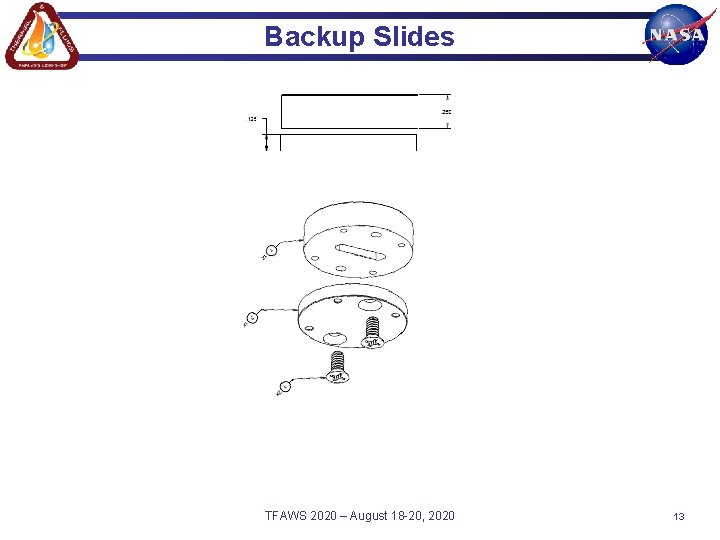 Backup Slides TFAWS 2020 – August 18 -20, 2020 13 