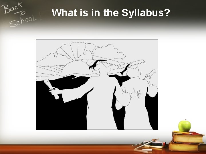 What is in the Syllabus? 