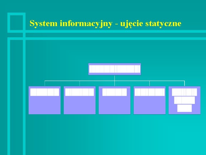 System informacyjny - ujęcie statyczne 