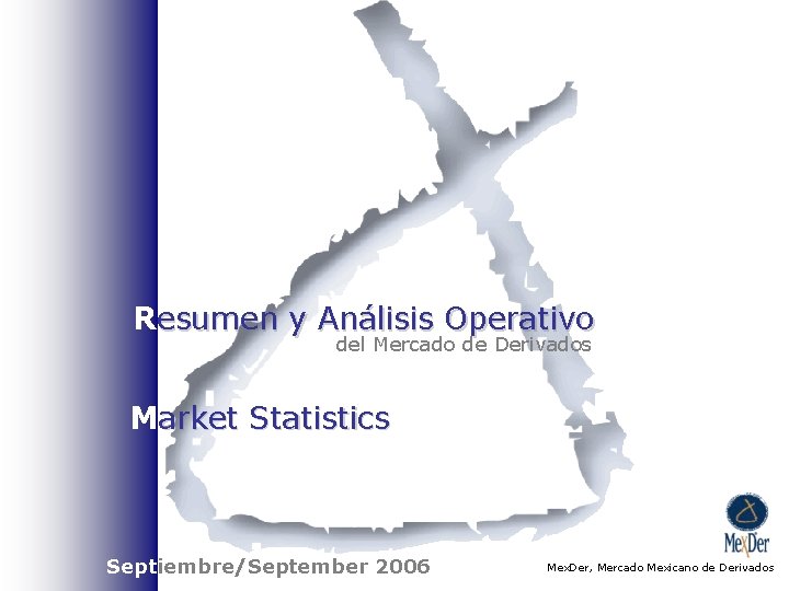 Resumen y Análisis Operativo del Mercado de Derivados Market Statistics Septiembre/September 2006 Mex. Der,