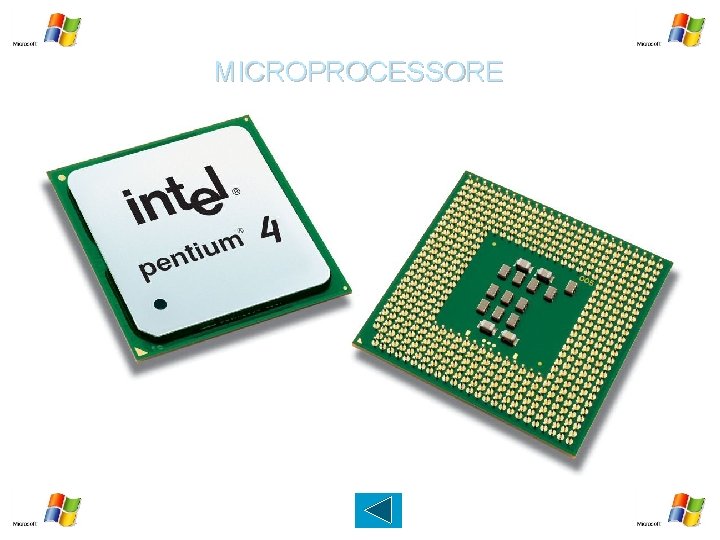 MICROPROCESSORE § Con il termine microprocessore si indica un circuito integrato, progettato per funzionare