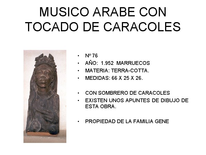 MUSICO ARABE CON TOCADO DE CARACOLES • • Nº 76 AÑO: 1. 952 MARRUECOS