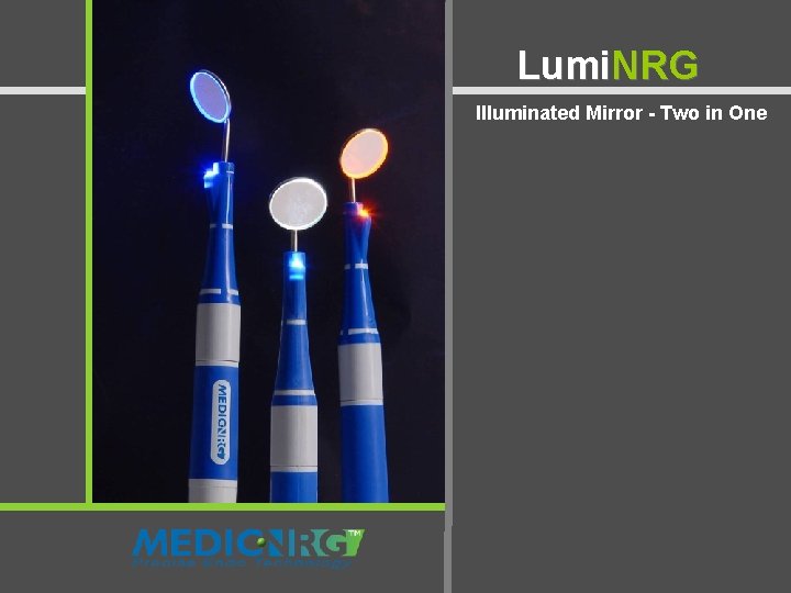 Lumi. NRG Illuminated Mirror - Two in One 