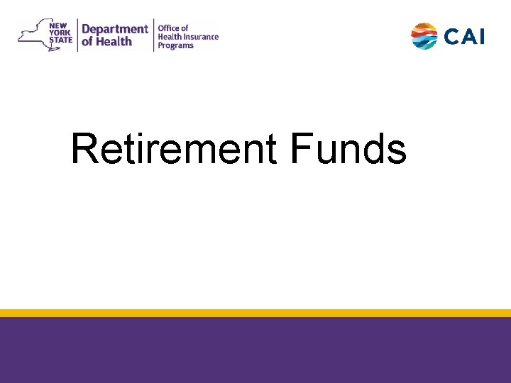 Retirement Funds 6/16/2018 