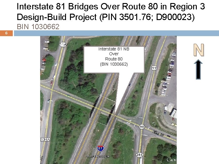 Interstate 81 Bridges Over Route 80 in Region 3 Design-Build Project (PIN 3501. 76;