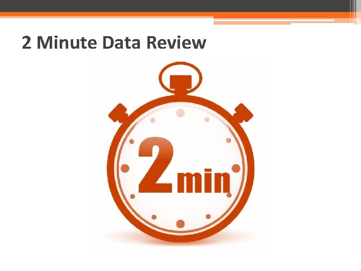 2 Minute Data Review 