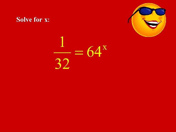 Solve for x: 
