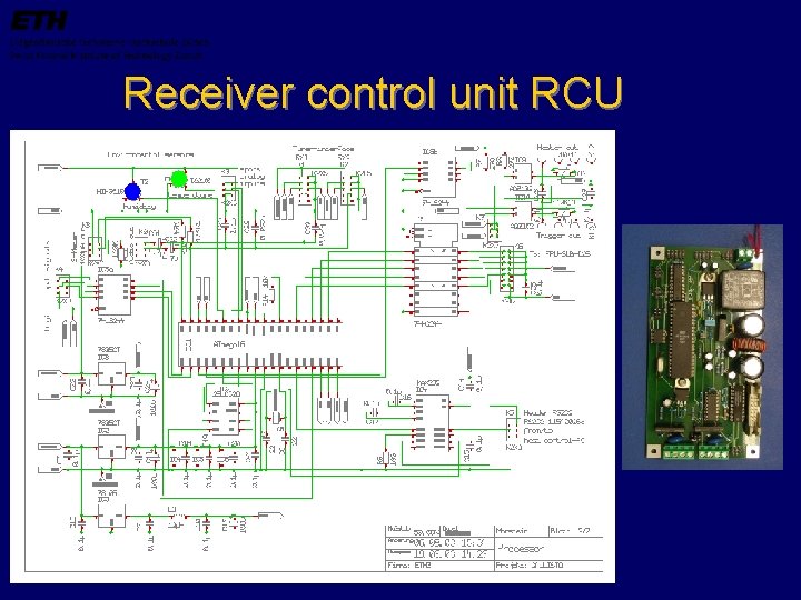 Receiver control unit RCU 