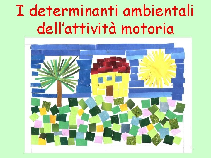 I determinanti ambientali dell’attività motoria 1 