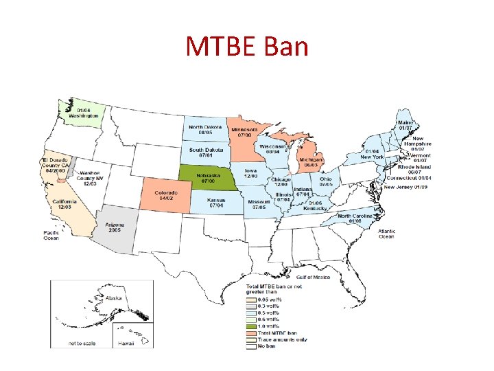 MTBE Ban 