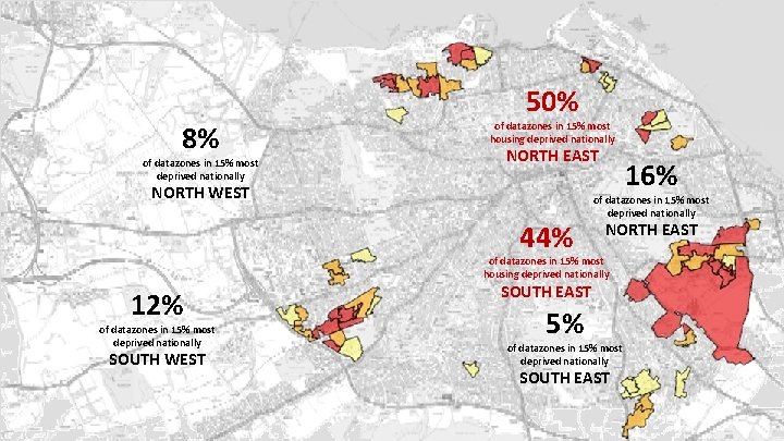 SIMD 8% of datazones in 15% most deprived nationally 50% of datazones in 15%