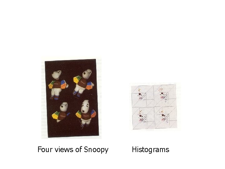 Four views of Snoopy Histograms 
