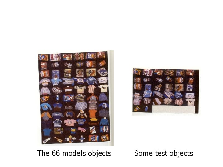 The 66 models objects Some test objects 