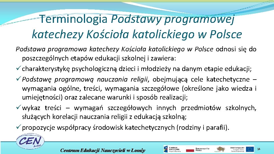 Nowa Podstawa programowa katechezy Kocioa katolickiego w Polsce